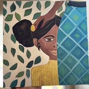 Shy Like Me Canvas Print 14”x14”x1.5”